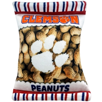 Clemson Tigers- Plush Peanut Bag Toy